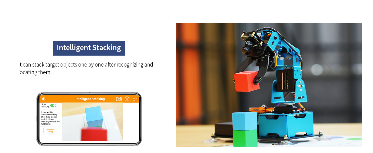 5DOF Robotic Arm Kit with AI Vision