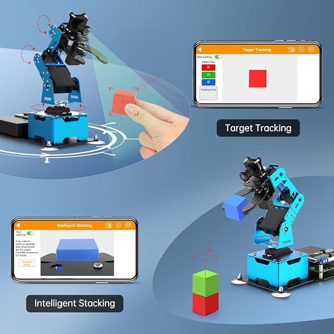 5DOF Robotic Arm Kit with AI Vision