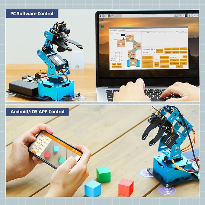 5DOF Robotic Arm Kit with AI Vision