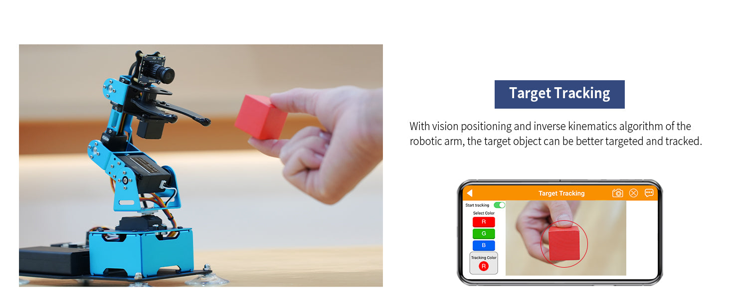5DOF Robotic Arm Kit with AI Vision