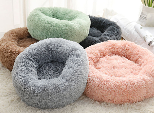 Kitzuno Round Plush Pet Bed - product image 1
