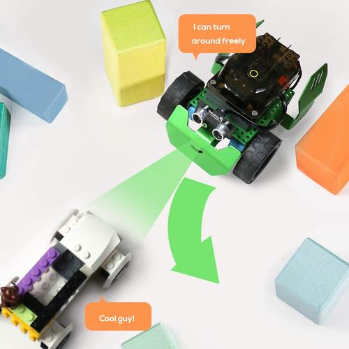 Robot Kit with Line Following and Ultrasonic Sensor