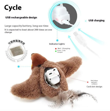 Kitzuno Interactive Flapping Bird Cat Toy - product image 3