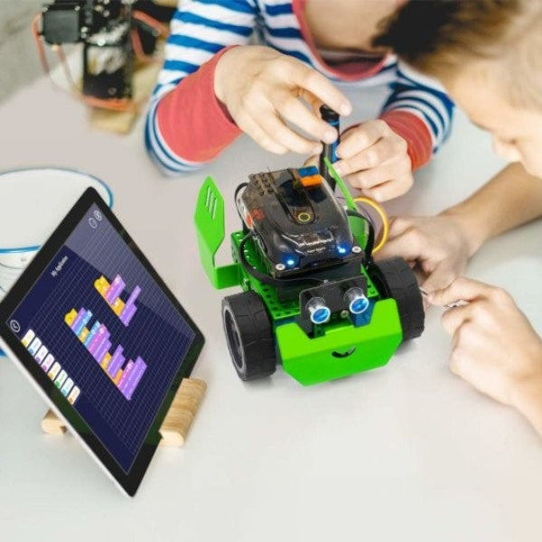 Robot Kit with Line Following and Ultrasonic Sensor